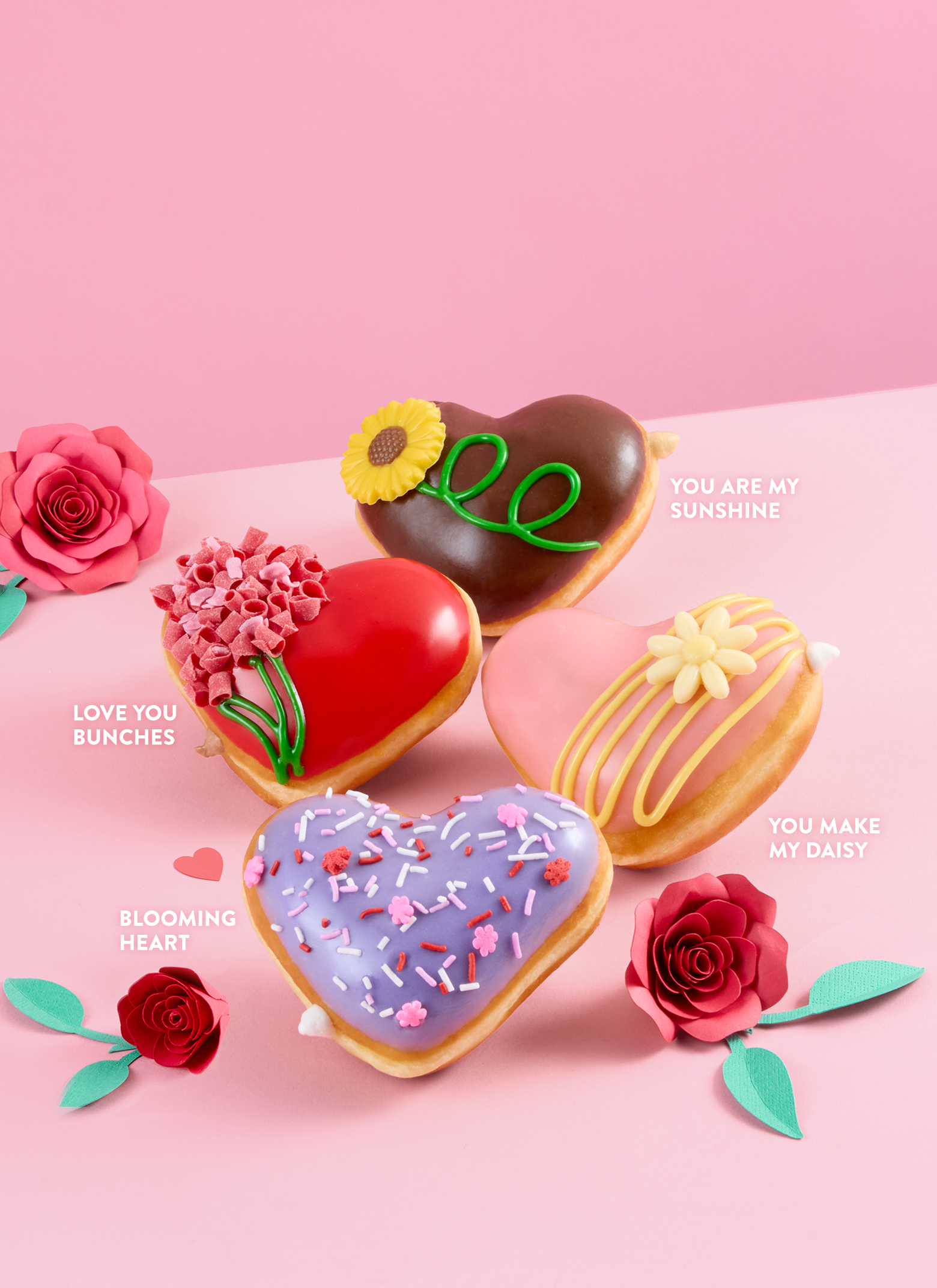 hearts in bloom Doughnut Collection