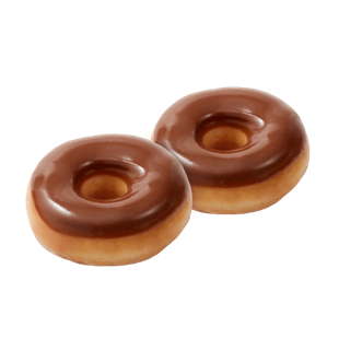Picture of Mini Chocolate Iced Glazed
