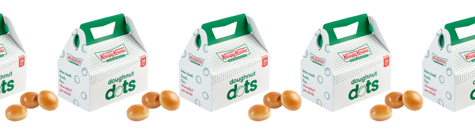 Original Glazed<sup>®</sup> Doughnut Dots banner