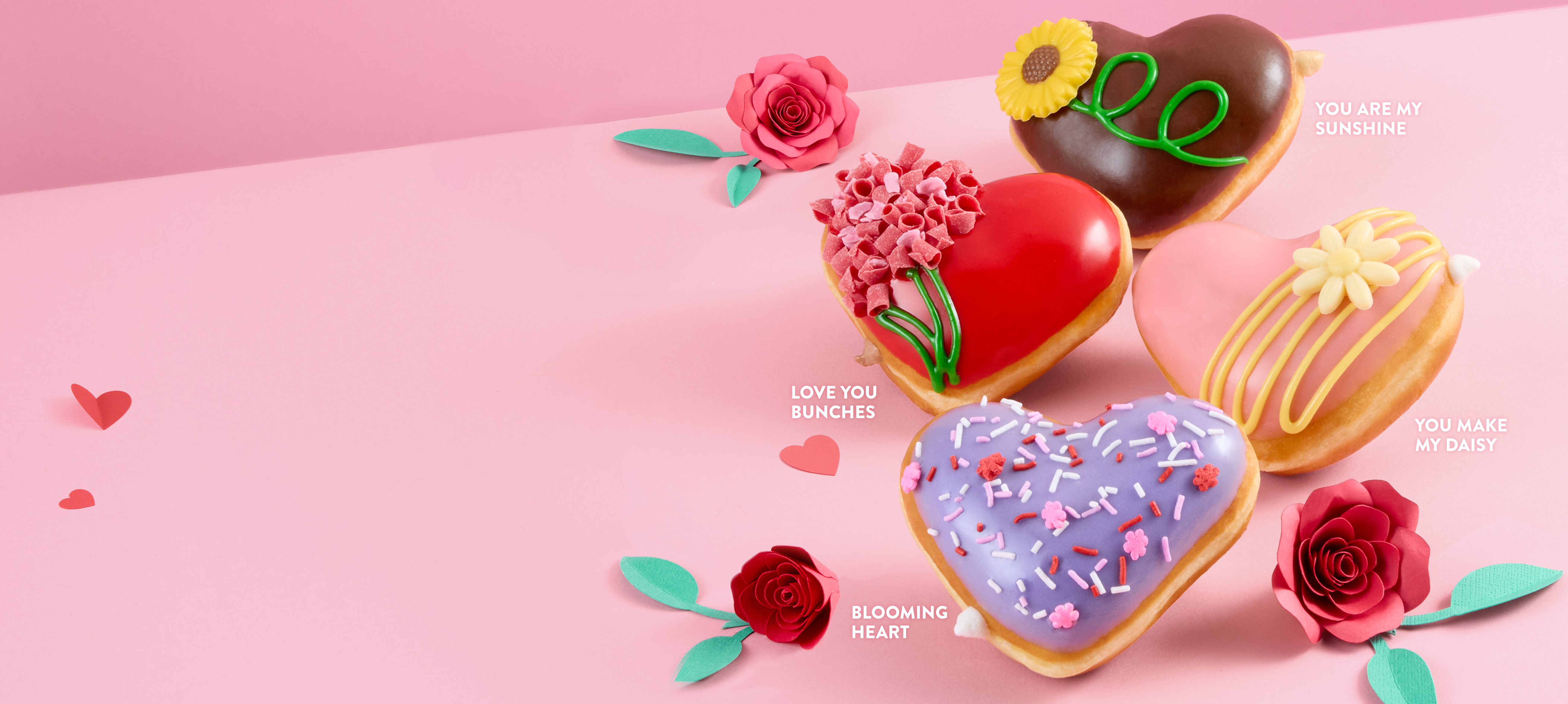 hearts in bloom Doughnut Collection